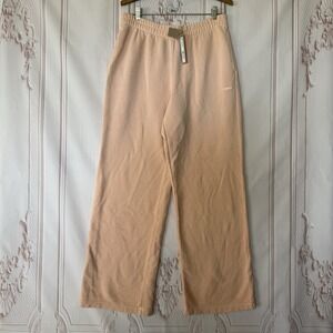 SKIMS French Terry Low Rise Straight Leg Pants Cantaloupe Size S NWT $74